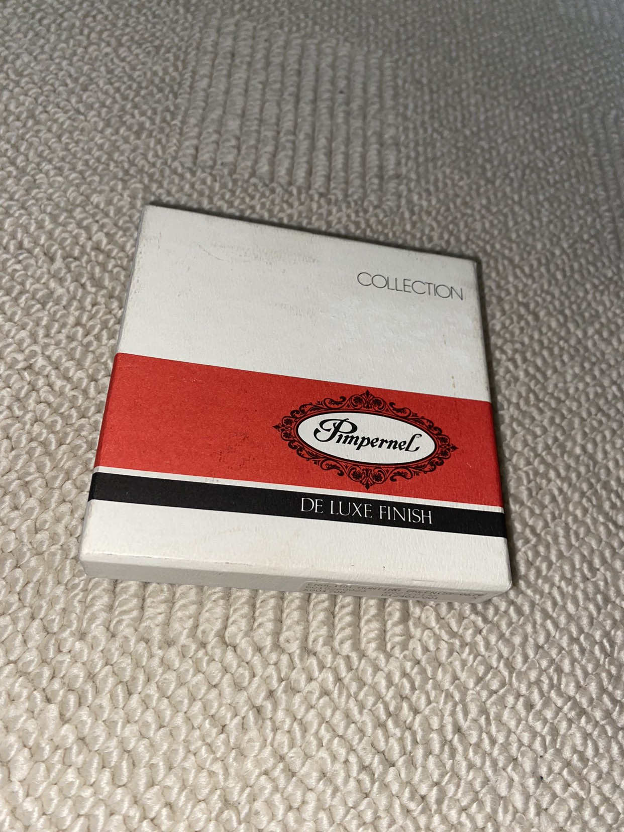 Boxed 6 Vintage Acrylic Pimpernel Coasters English Hunting Red image indicator(8)