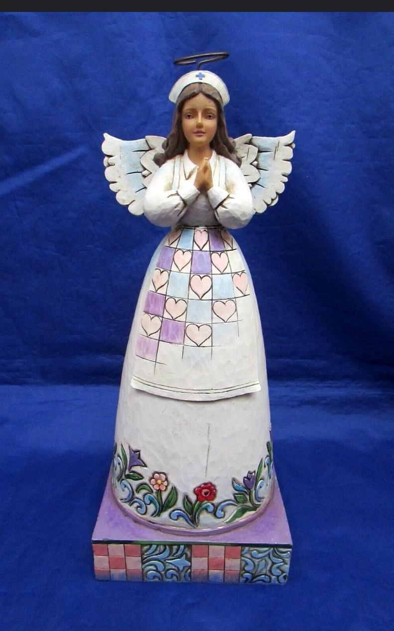 Jim shore angel of healing nurse figurine thumbnail