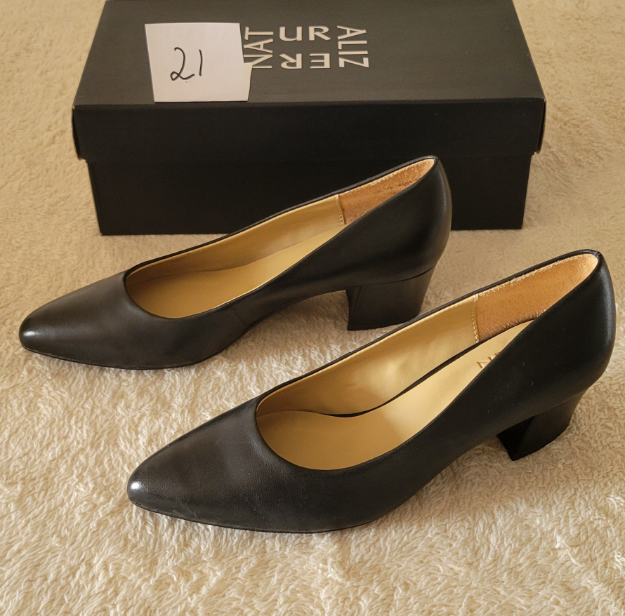 Naturalizer Women's Shoes/ Carmen, Black Leather image indicator(3)