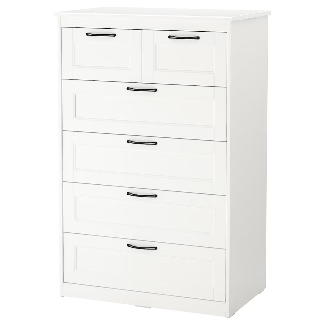 IKEA SONGESAND 6-drawer chest, 82x126 cm (32 1/4x49 5/8 ") - photo 3