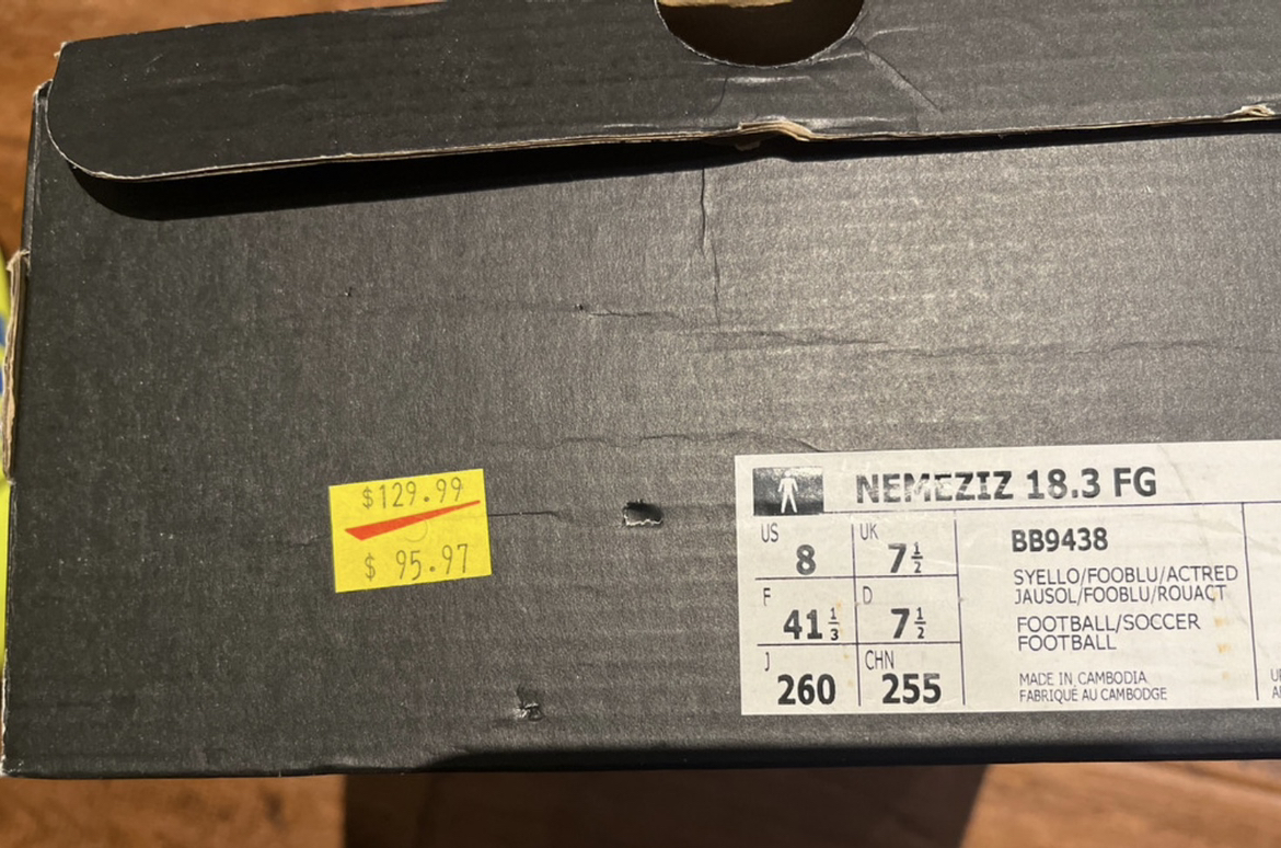 Adidas soccer cleats US 8 brand new image indicator(4)