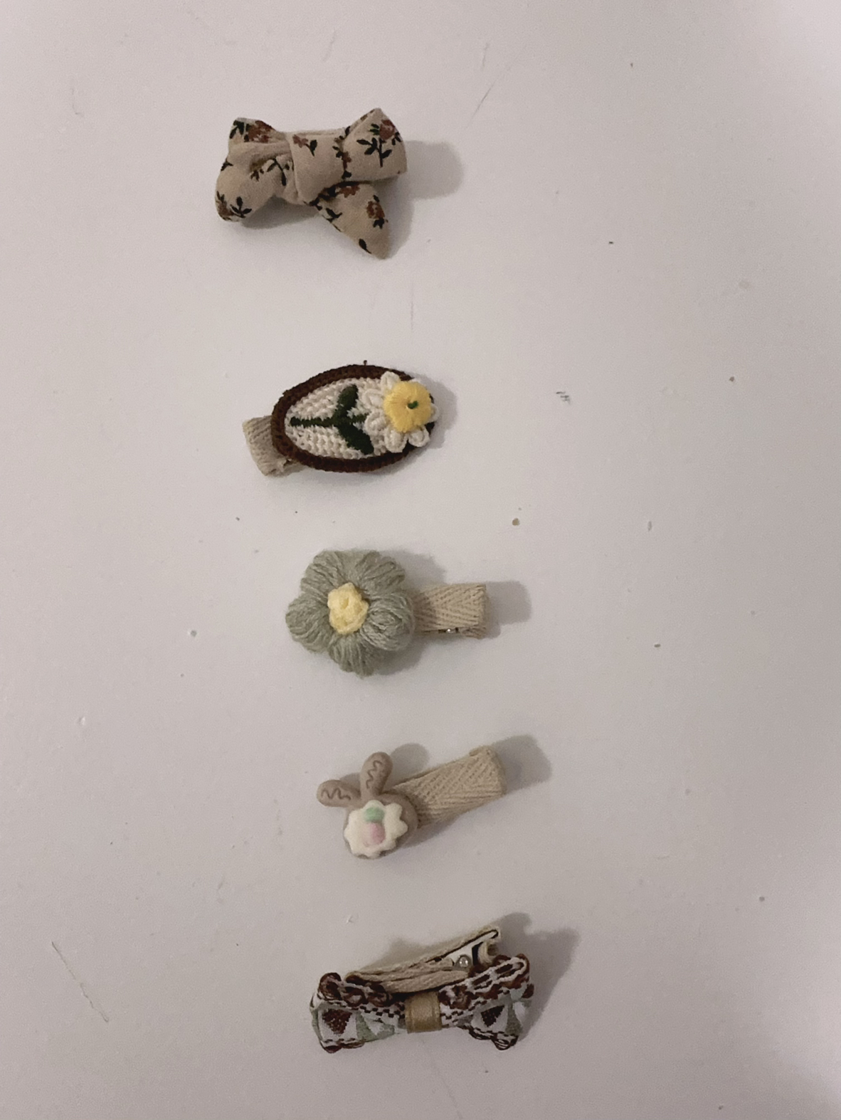 Hair Clips, 5pc a set - photo 3