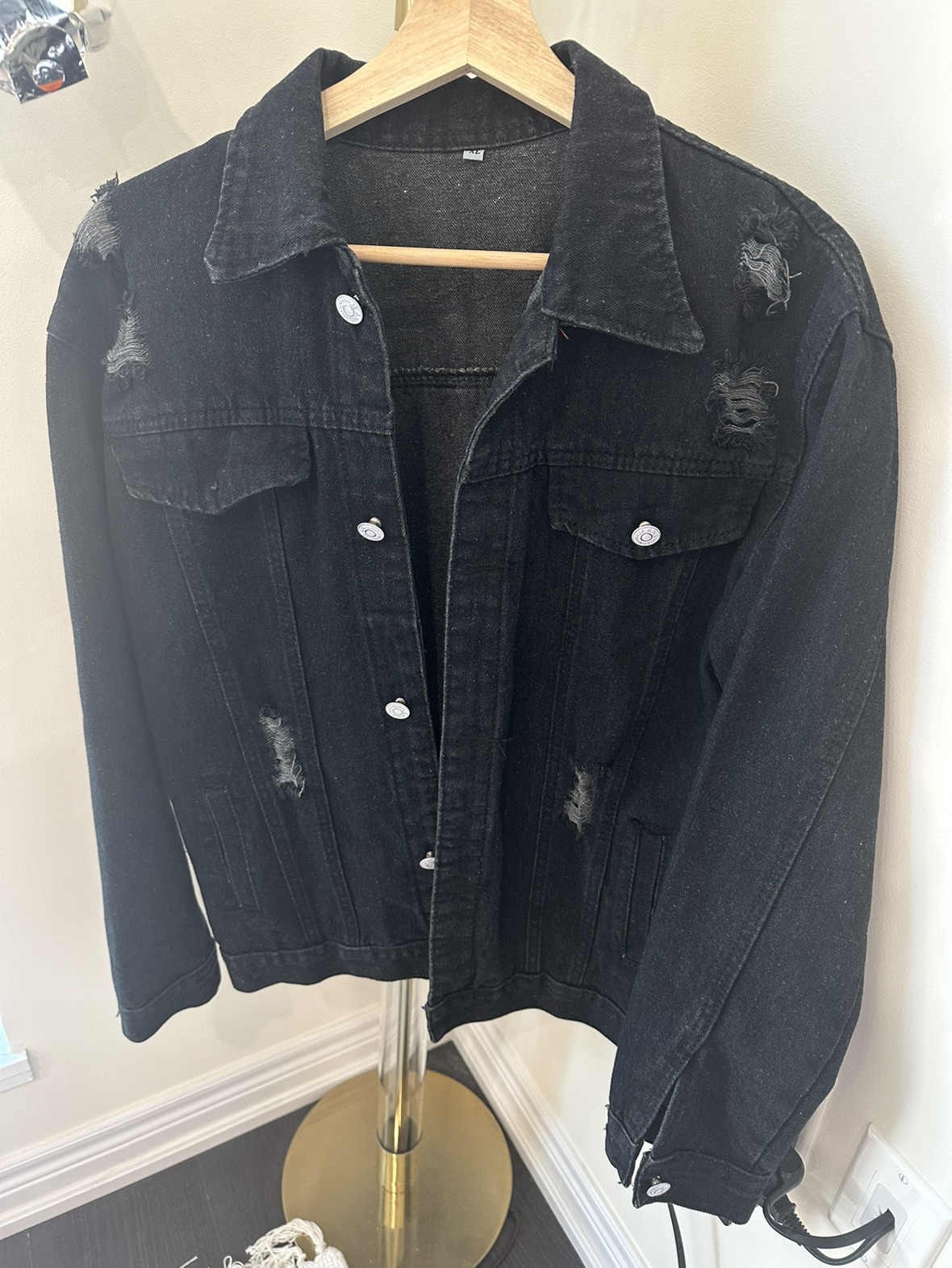 Oversized Denim Jacket Size S - photo 3