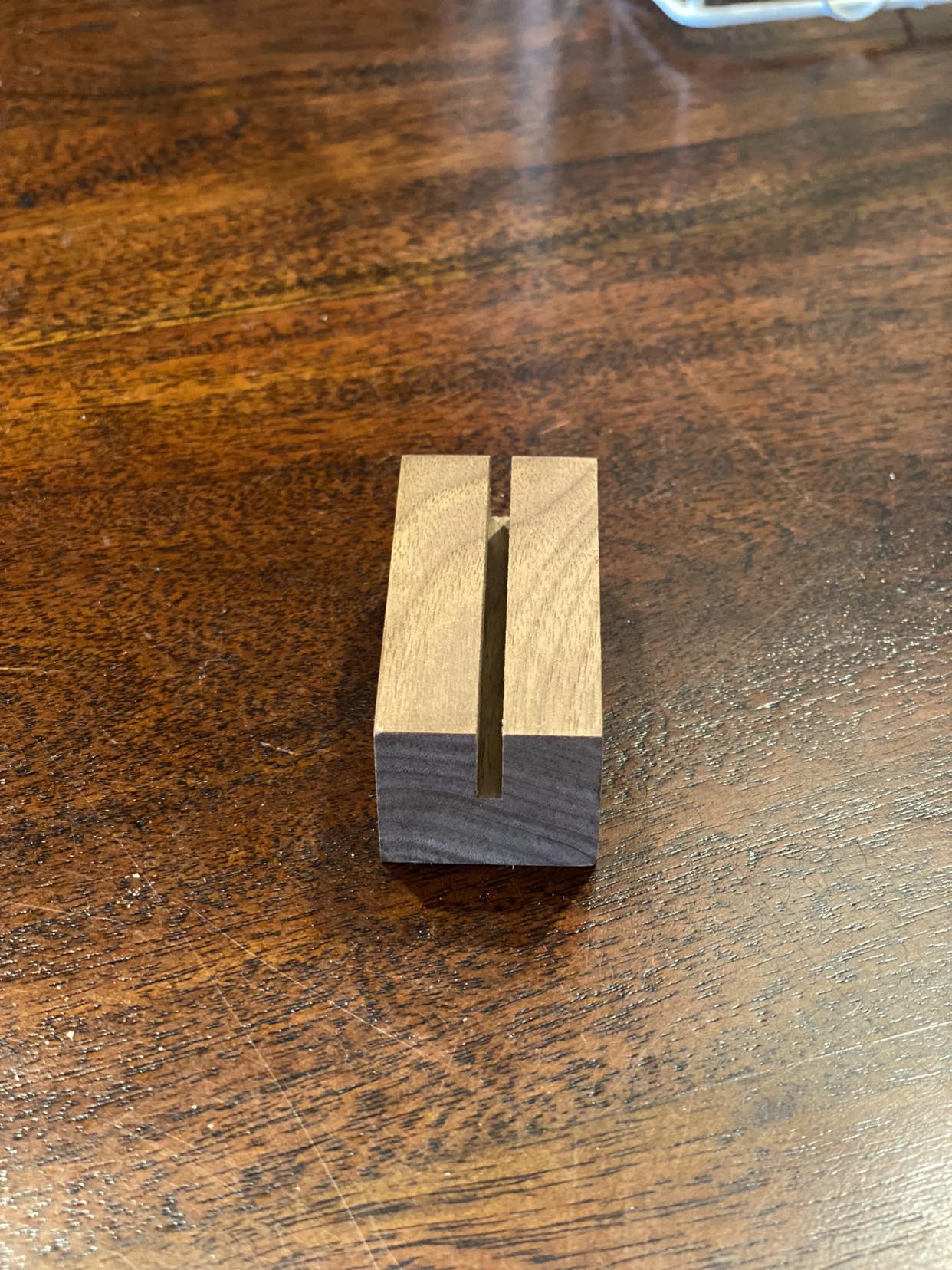 Walnut Table Number/Seat Card Holders image indicator(3)