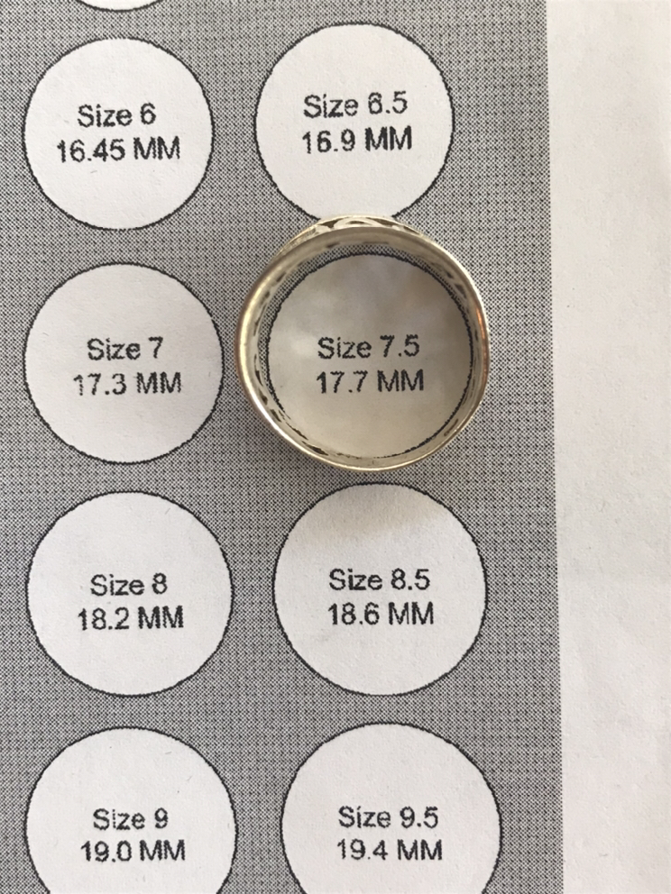 Sterling Silver Lace Ring image indicator(4)