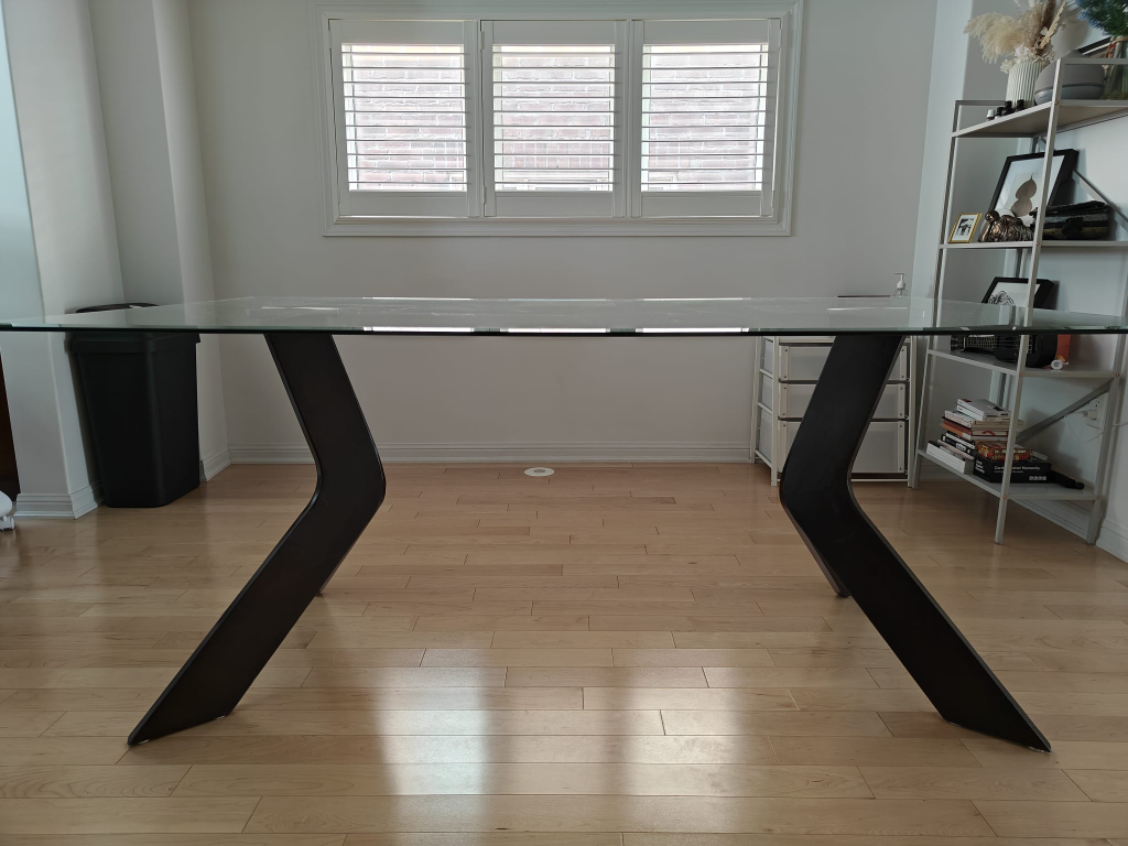 Glass dinning table - photo 2