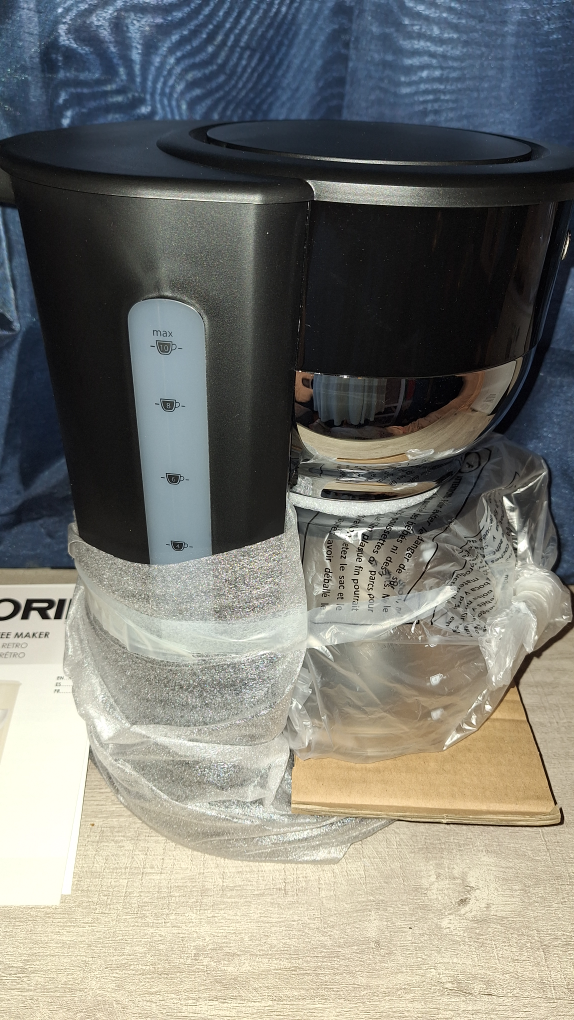 KALORIK Kalorik 10-Cup Black Retro Coffee Maker image indicator(6)