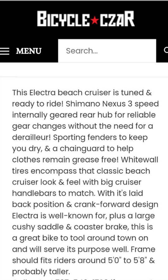 Cruiser Bike image indicator(10)