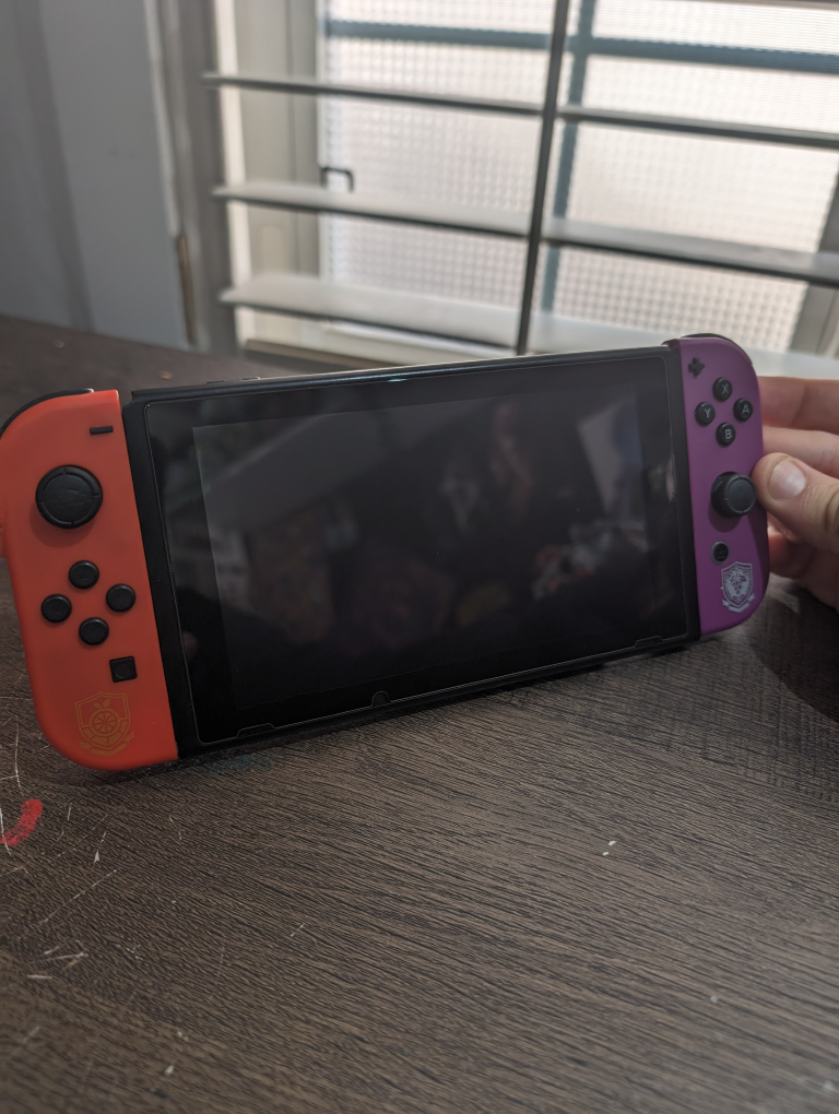 Nintendo switch with accessories