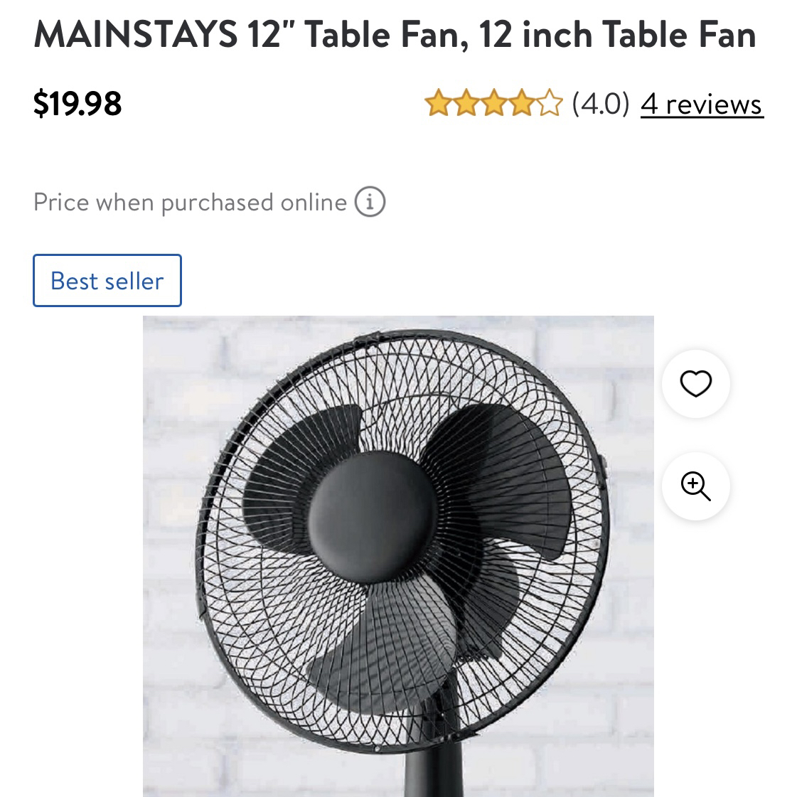 Table Fan 12" - HALF PRICE - photo 2