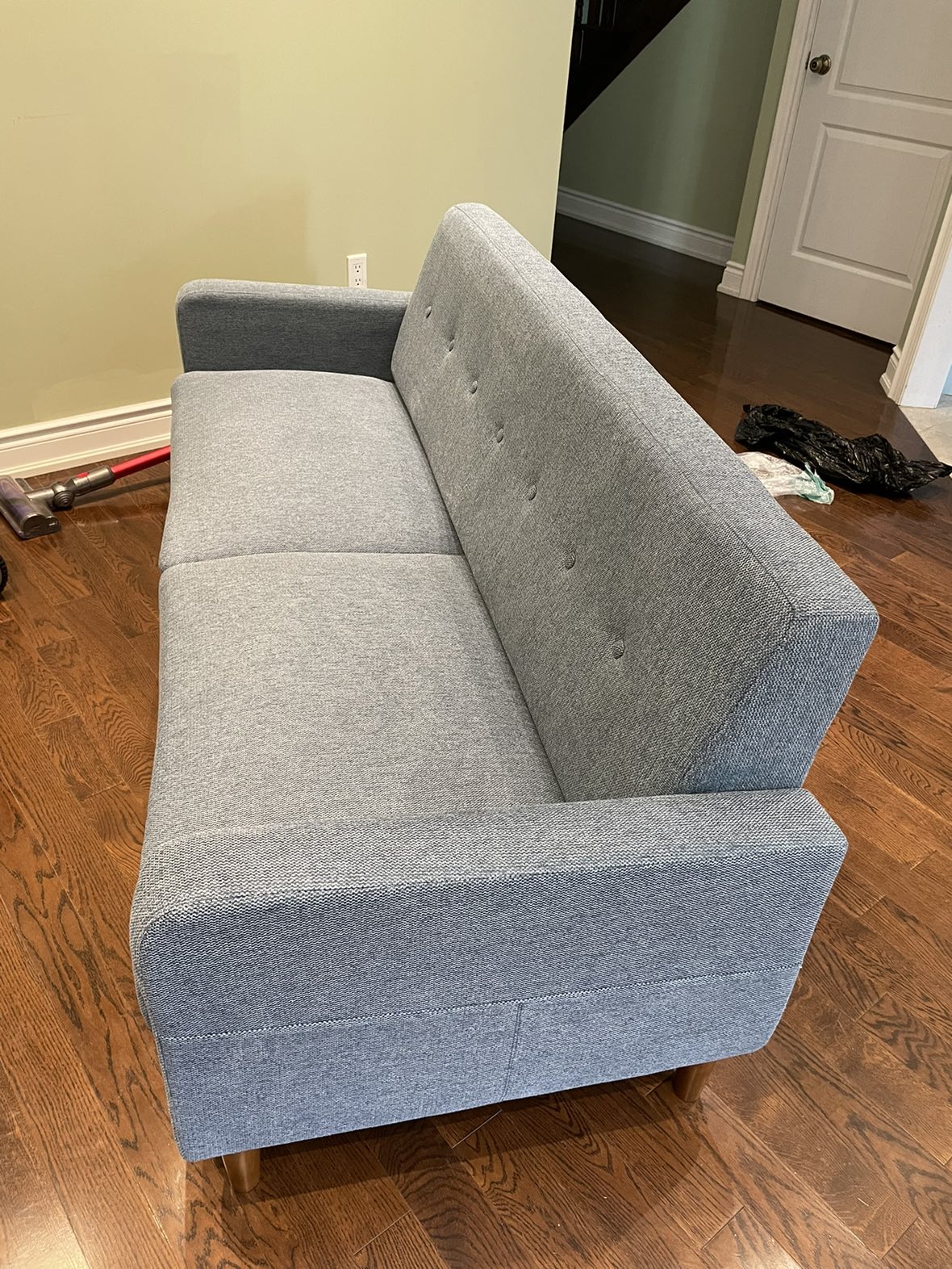 Beautiful sofa in light blue -450 image indicator(8)