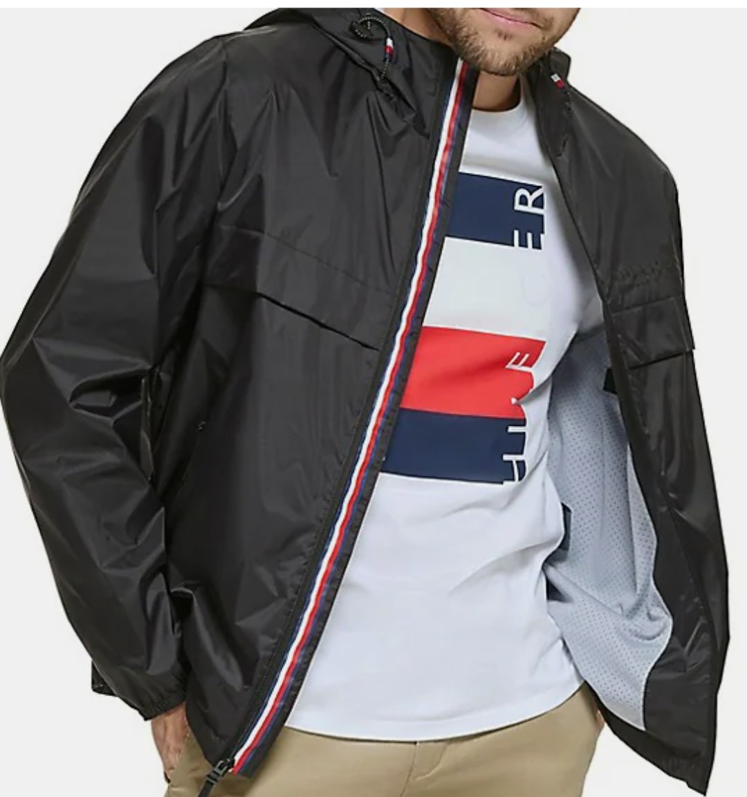 Tommy Hilfiger Hooded Rain Jacket XL Brand New - photo 5