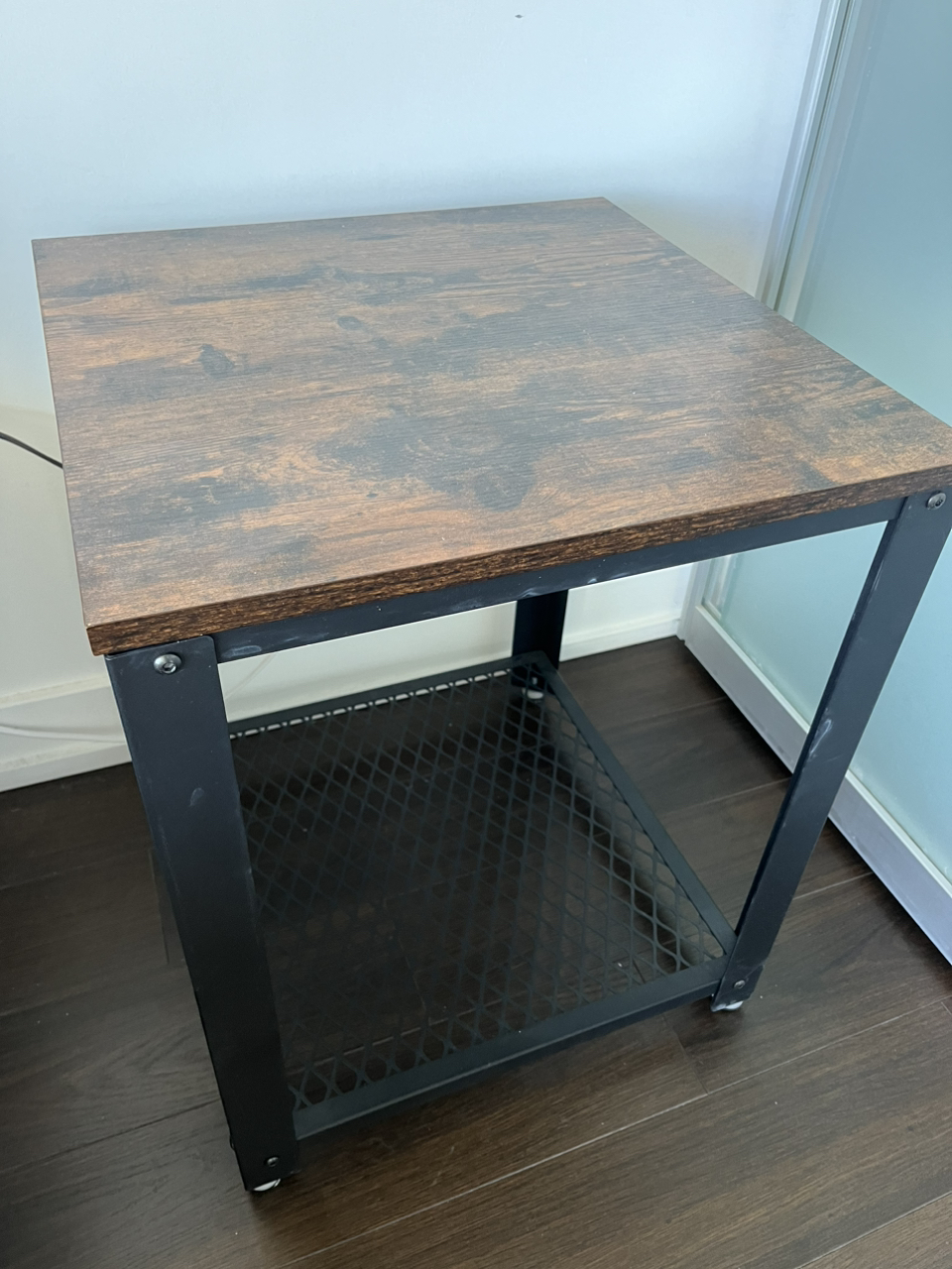 Coffee table with wood top
