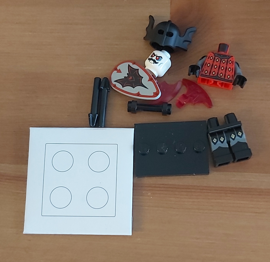 Lego Series 25 Vampire Knight thumbnail