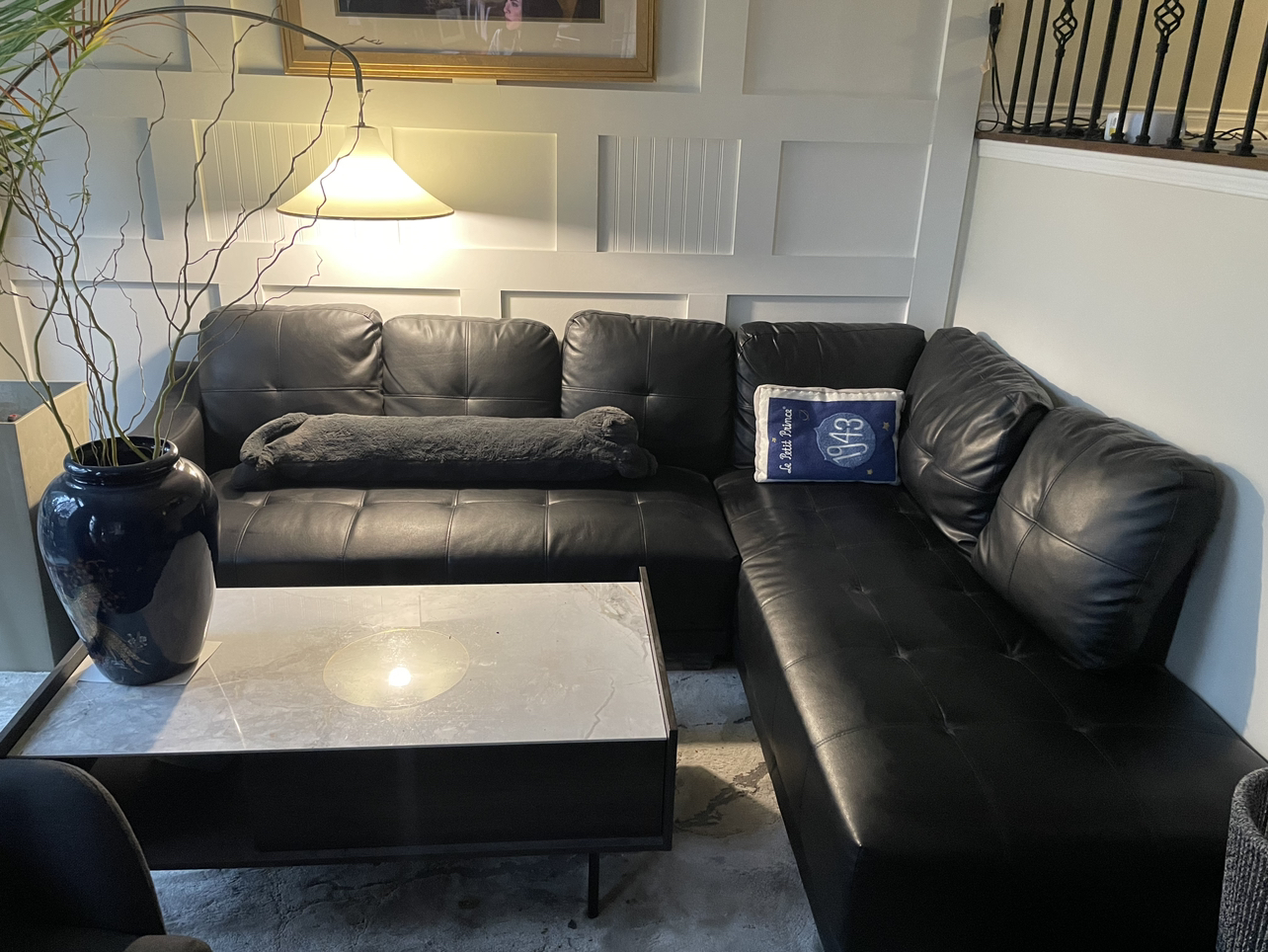 Sectional Leather Couch