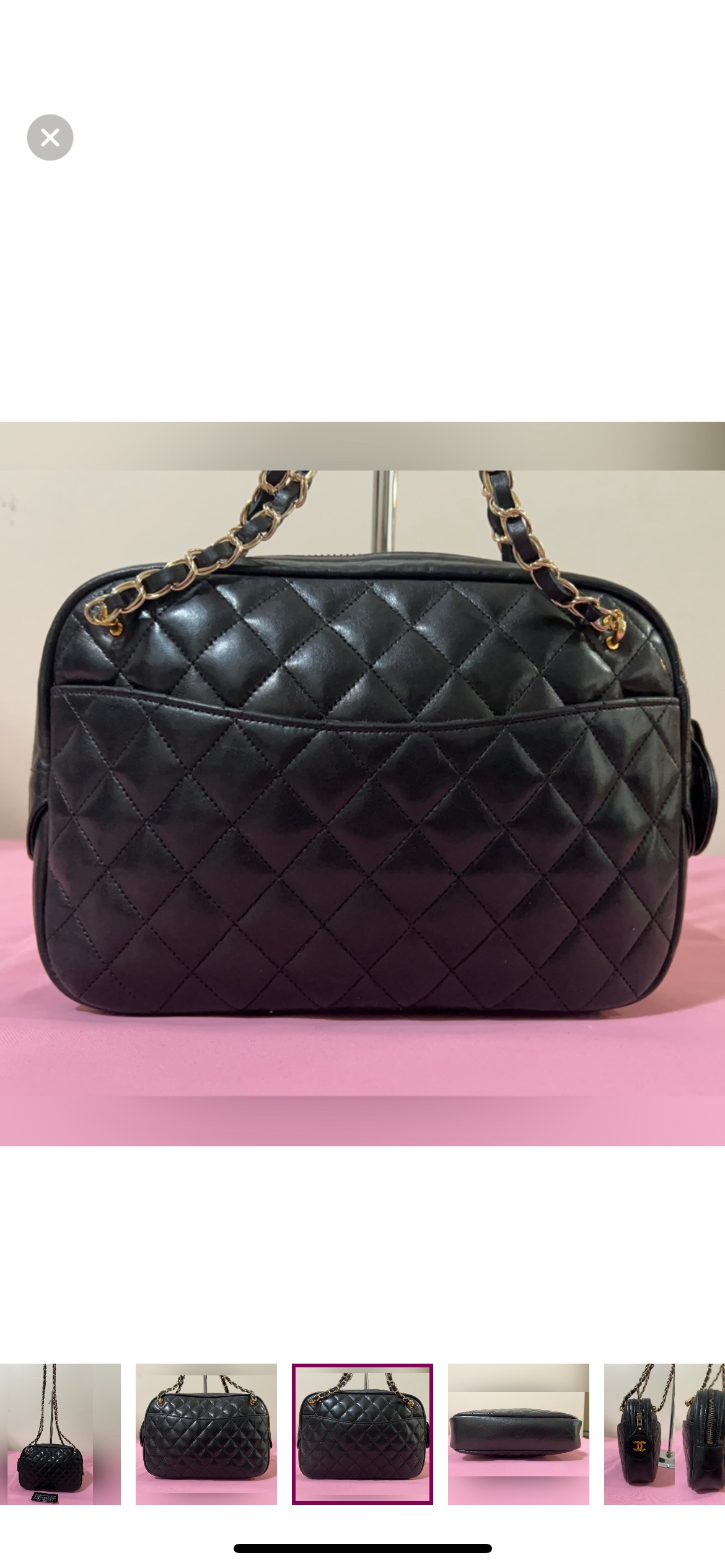 Chanel Vintage Quilted Camera Bag - photo 3