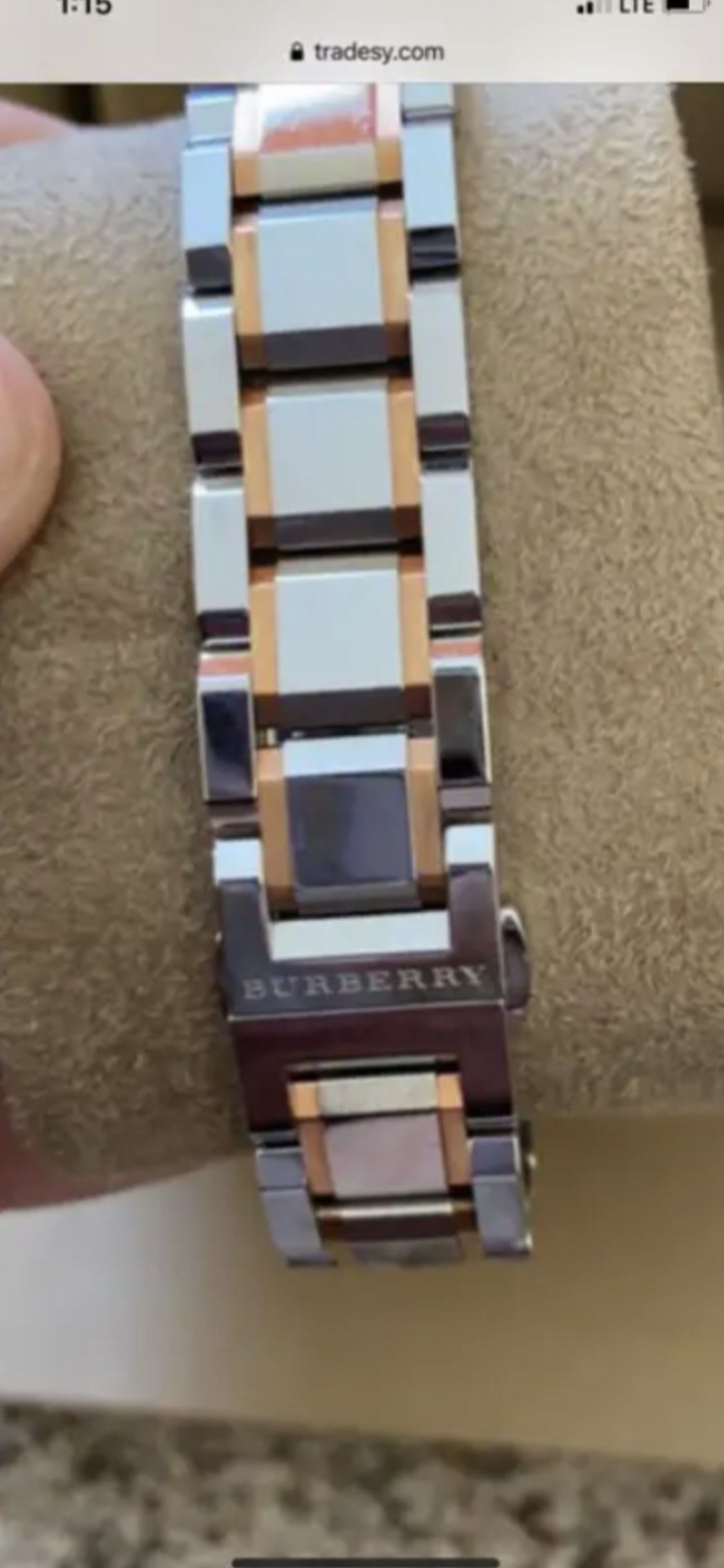 Burberry Two tone Watch image indicator(4)