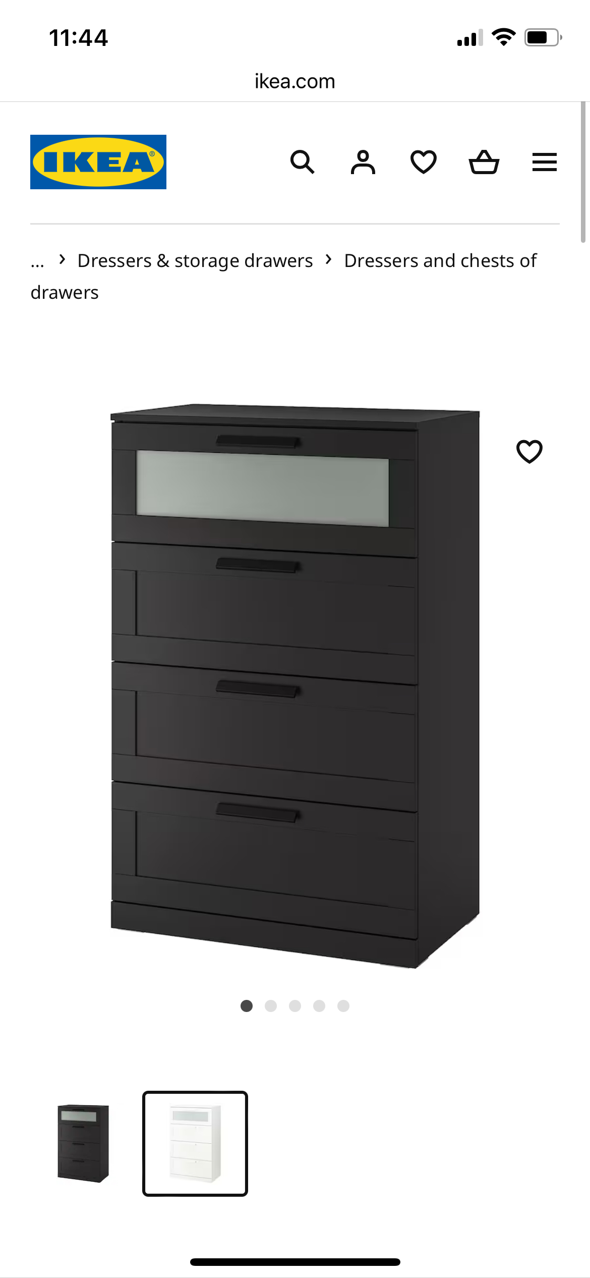 Brimnes 4 drawer dresser