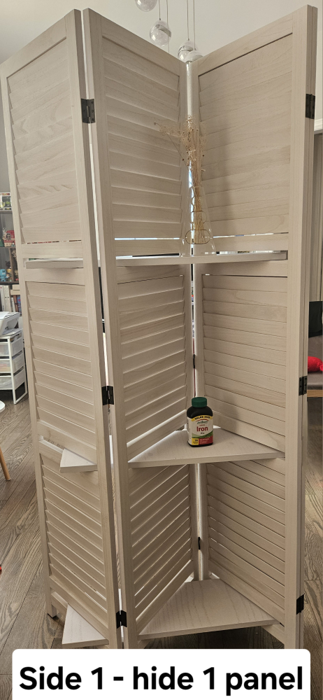 Room Divider with Removable Shelves image indicator(6)