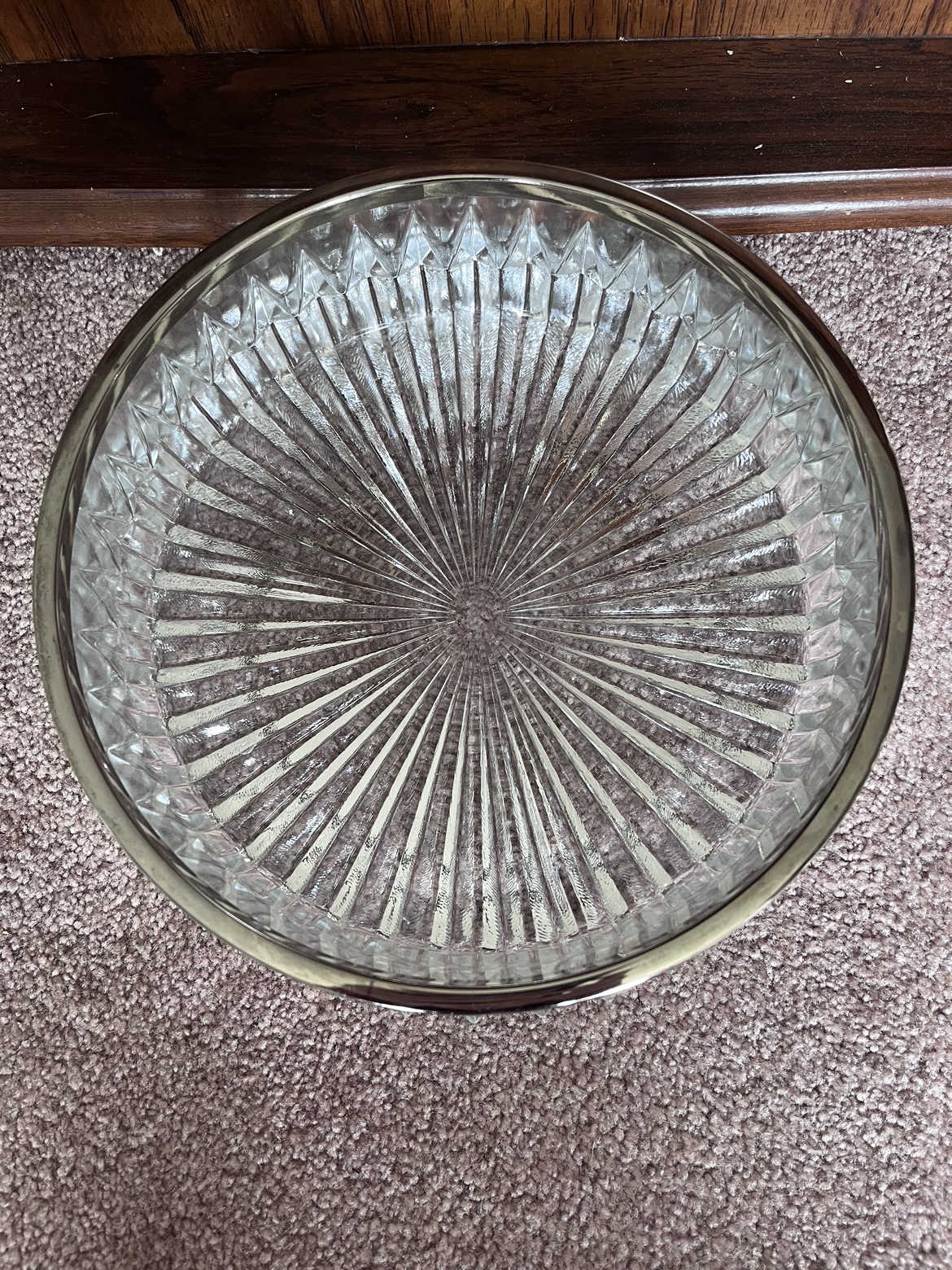 Crystal Salad Bowl. - photo 2