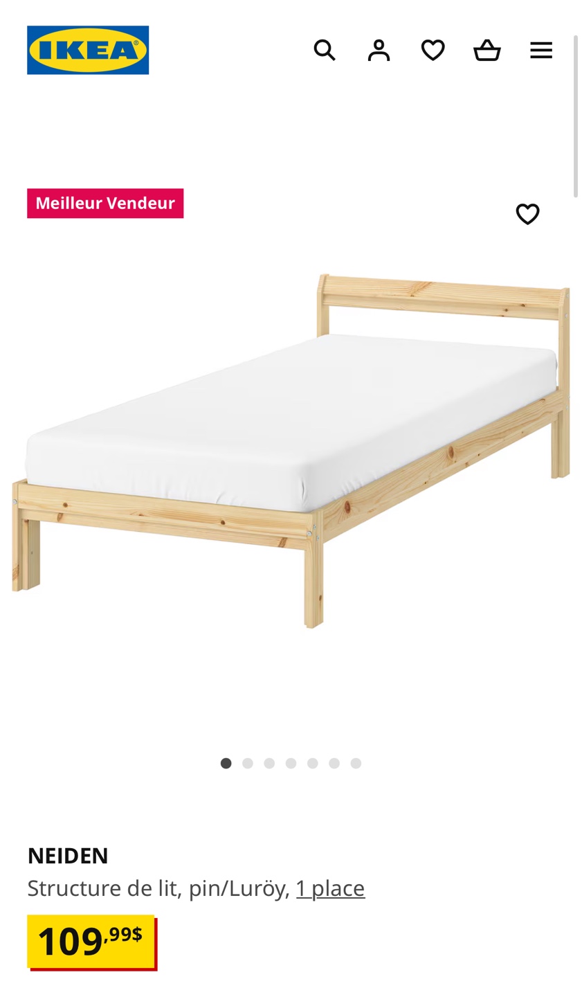 IKEA Twin Bed (Value 110$+Txs)