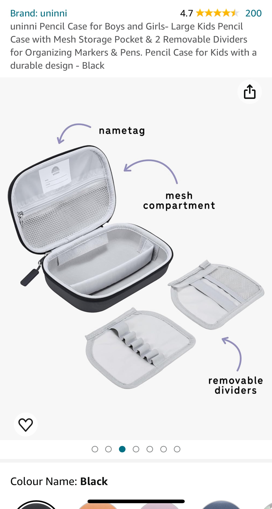 Uninni pencil case large organizer thumbnail