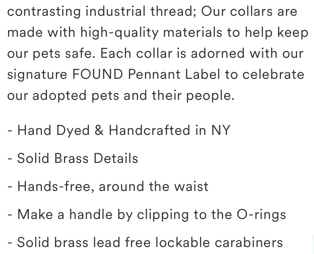 ✨✨Found My Animal 4’ Ombré Dog Leash image indicator(4)