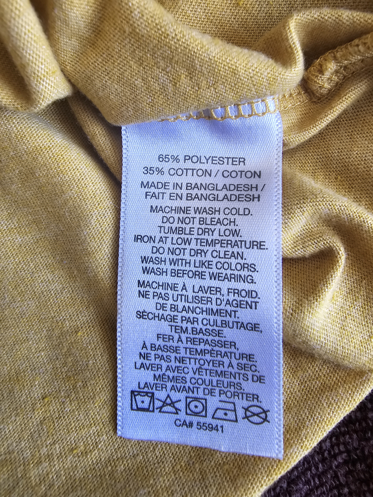 Men's T-Shirt V-Neck sz Medium image indicator(3)