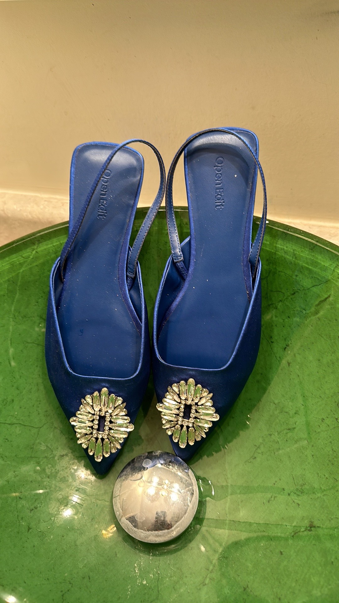 New slingback flats