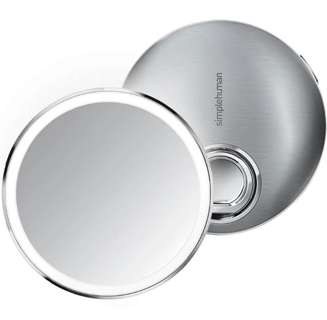 Simple human sensor mirror compact