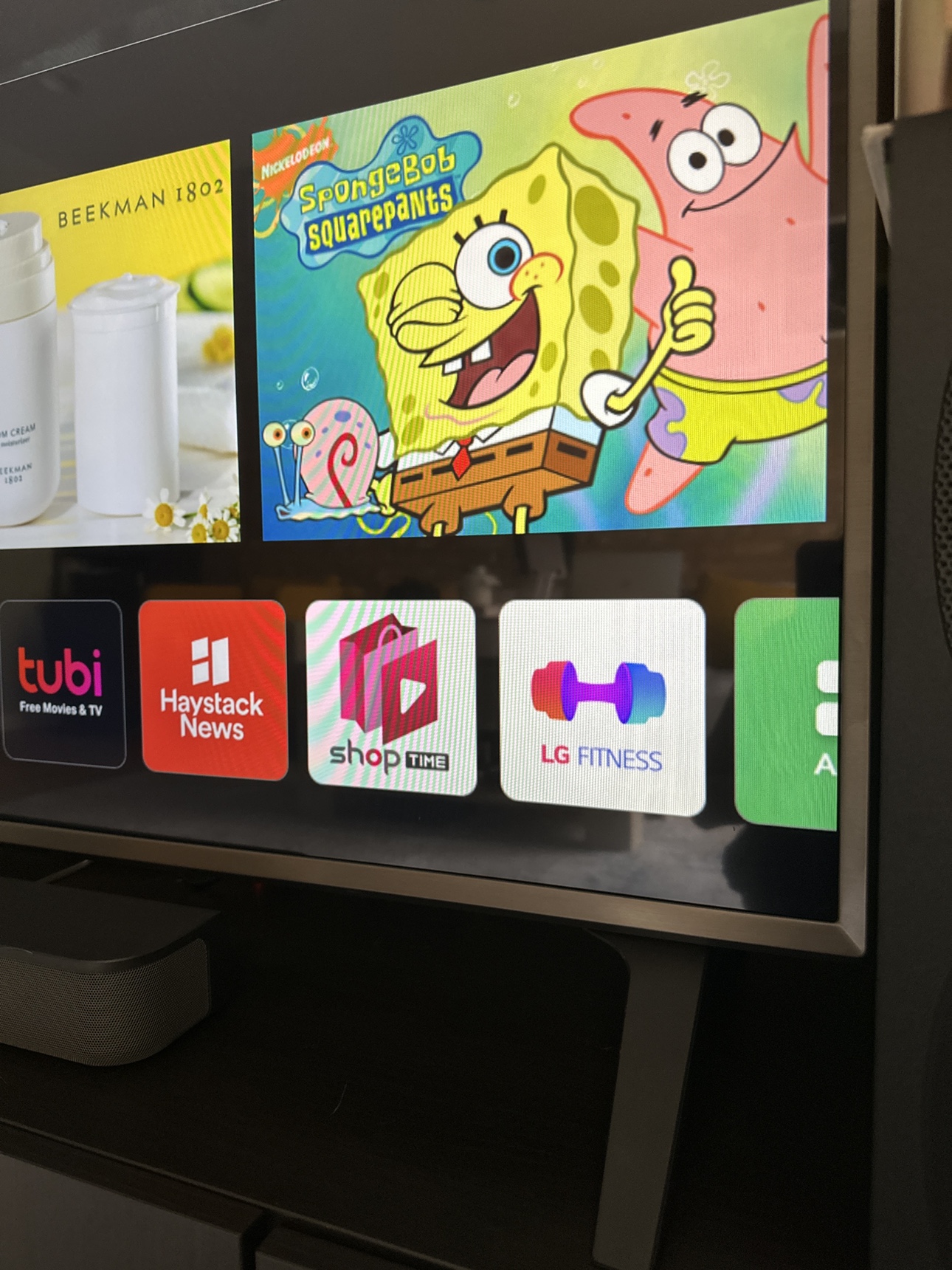LG tv 75 and Sony soundbar - photo 4