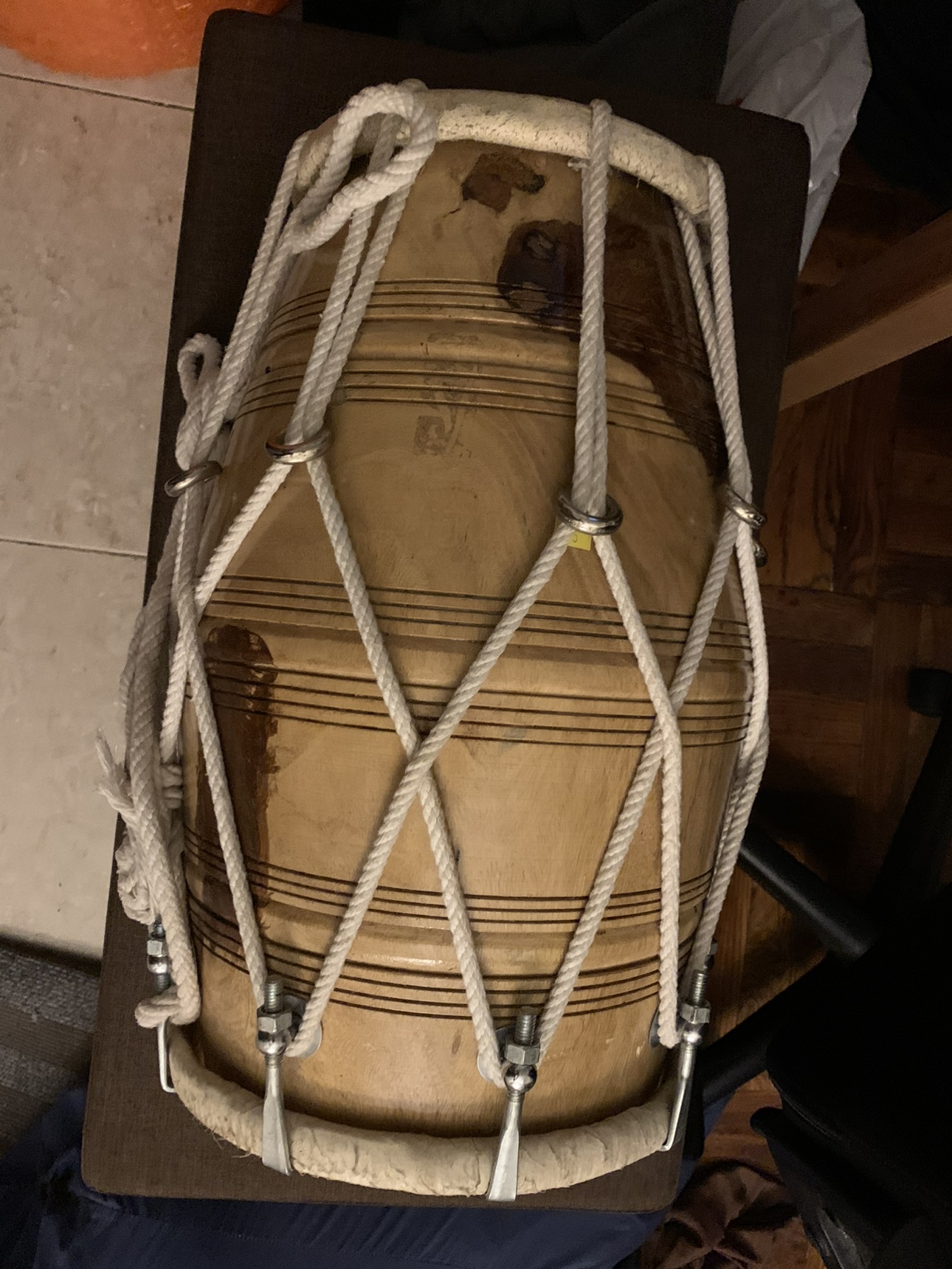 Dholak with cover - photo 3