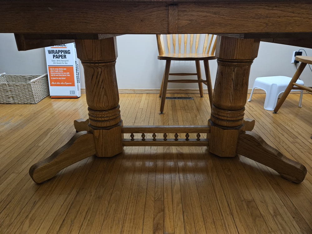 Solid Oak Dining Set - photo 5