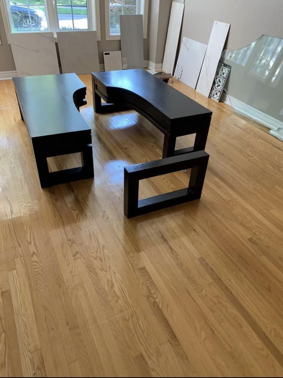 Hardwood centre table