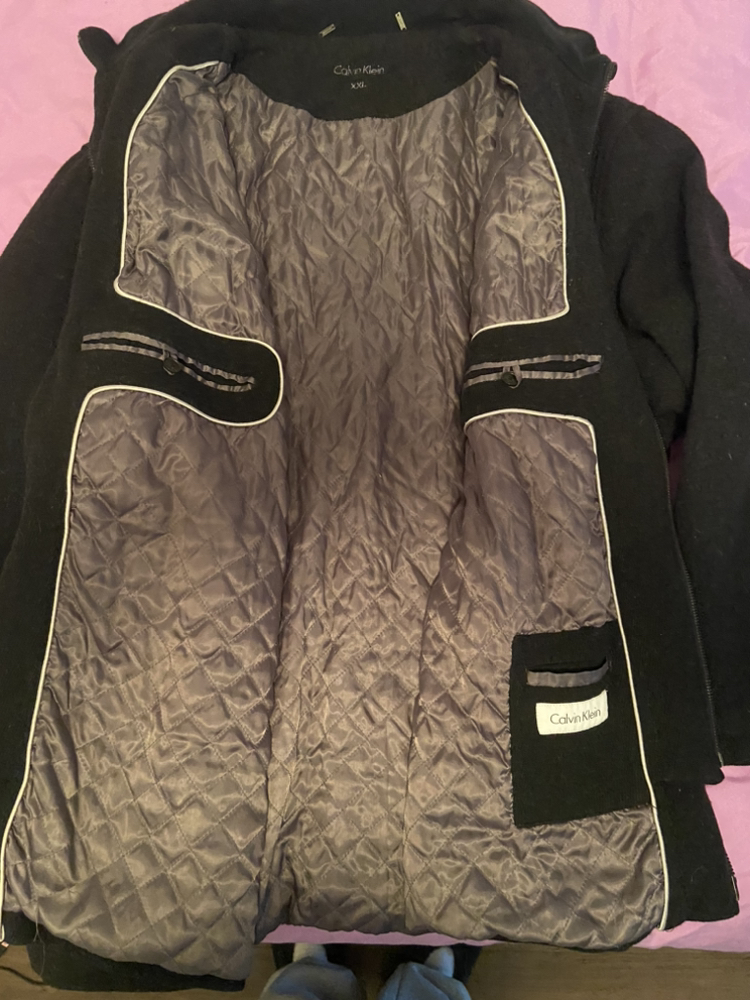 Men’s Calvin Klein double breasted dress jacket. image indicator(4)