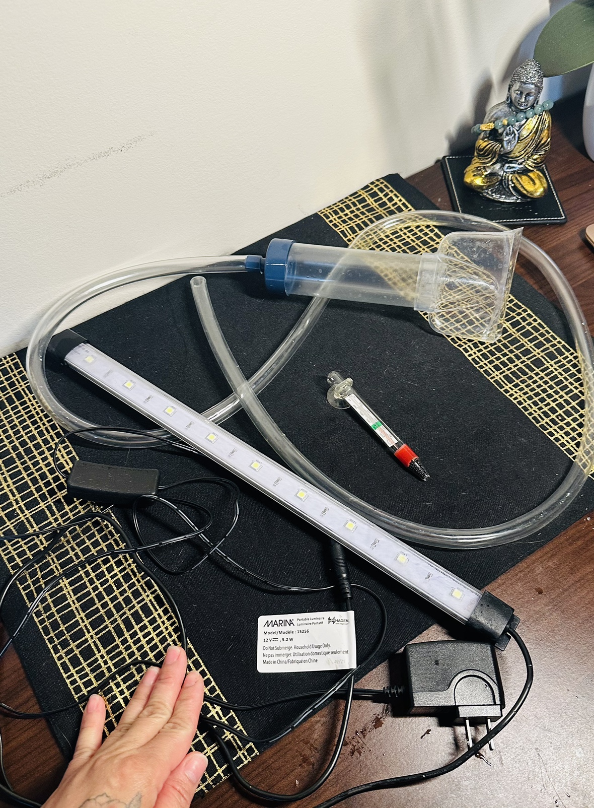 Aquarium LED light, termometre and aquarium vacuum cleaner! - photo 2