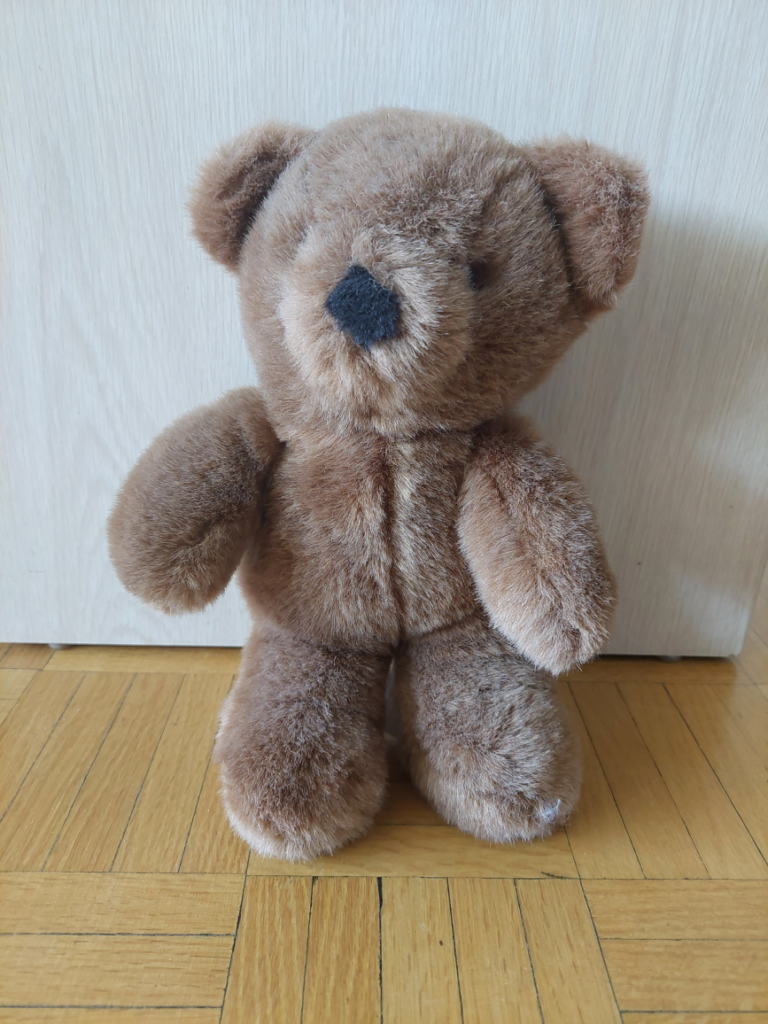 Ikea Gosse Brown Teddy Bear Plush 11" Stuffed Animal Toy thumbnail