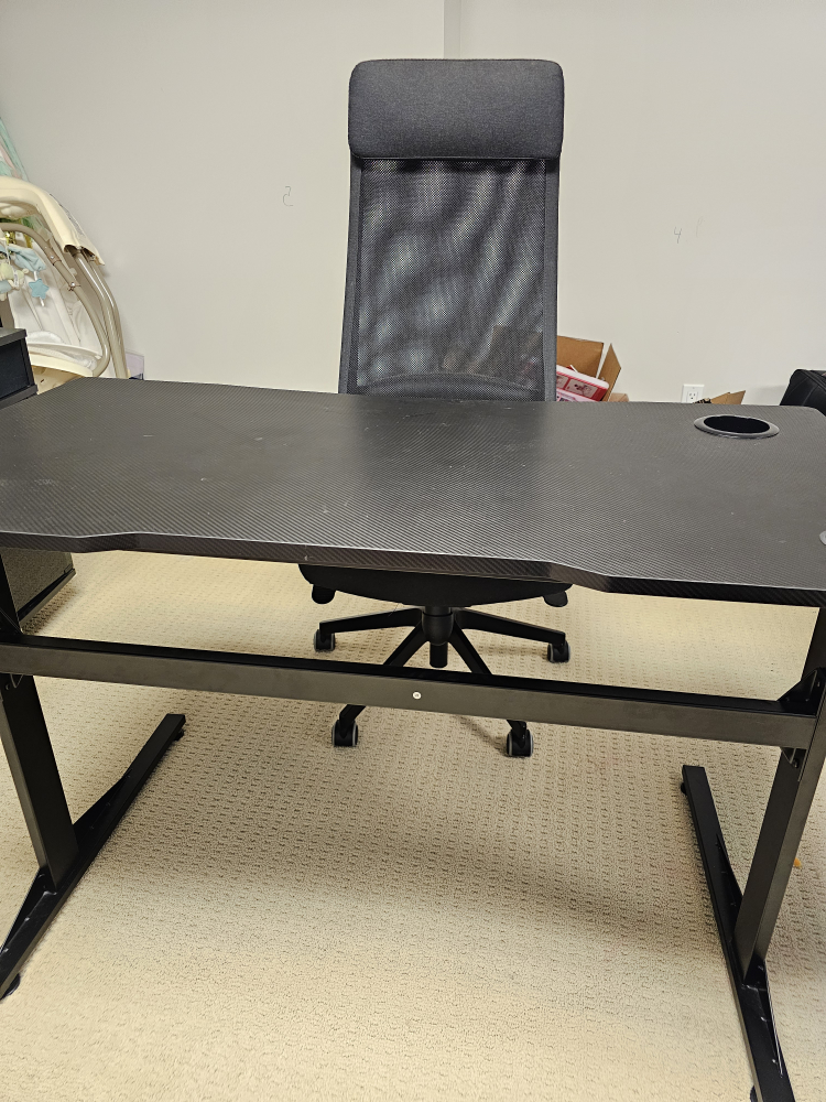 Computer desk with chair