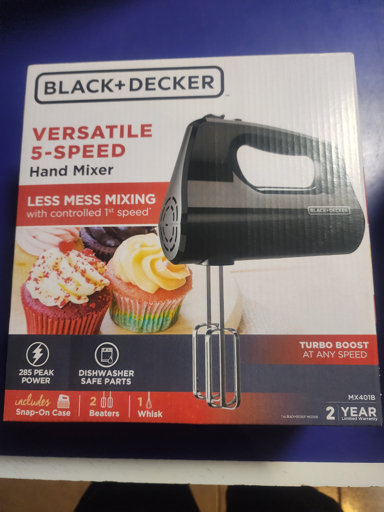 Black and Decker hand mixer