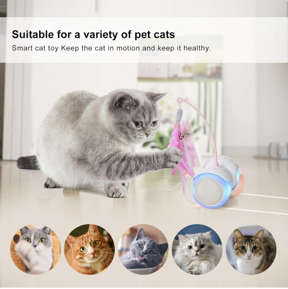 Automatic Cat Toys Interactive Cat Feather Toys, image indicator(5)
