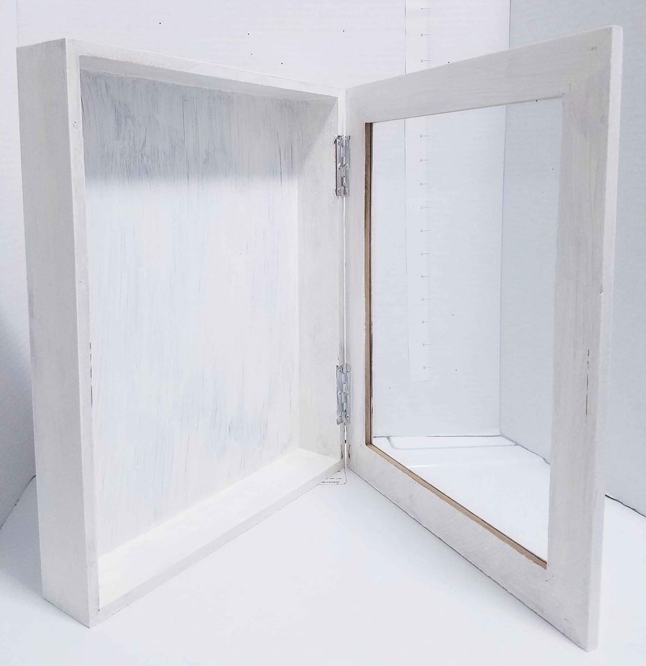 Shadow Box 14.5x12x3 Display Case Memory Box with Magnetic Door
