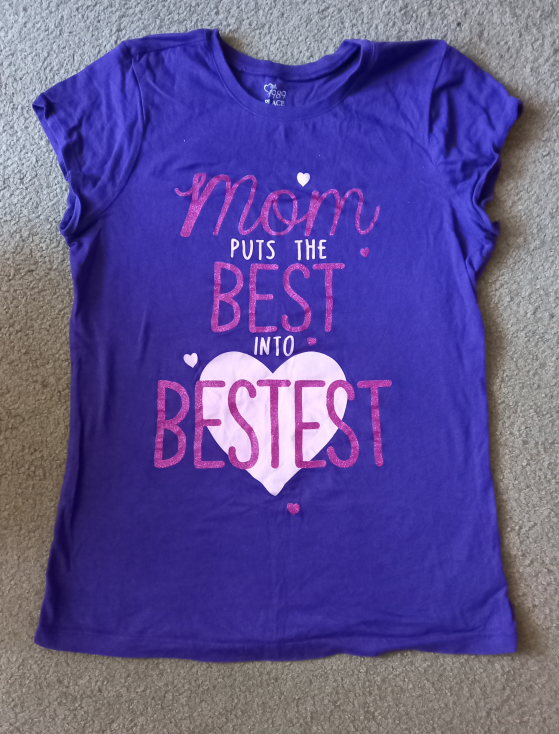 Girls mothersday tshirt Cotton thumbnail