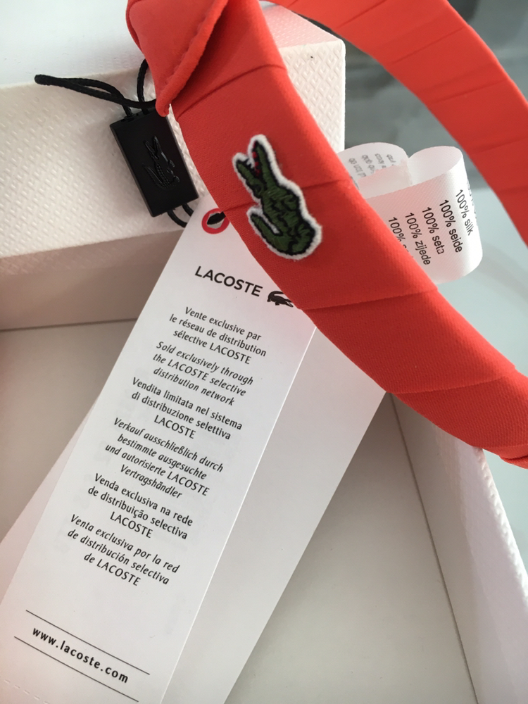 *NEW* LACOSTE Wallet/Card Holder + Headband Set image indicator(9)