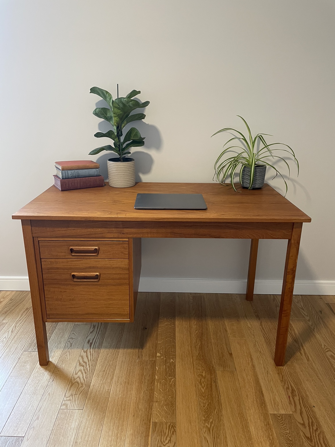 Mid century danish Teak desk - photo 3