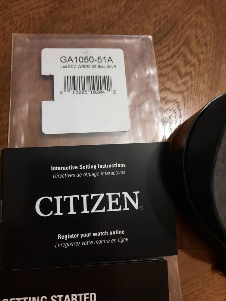 Brand new Citizen watch eco-drive image indicator(6)