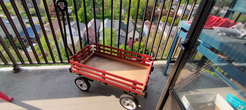 Wooden Wagon Sleigh/Sled - photo 2
