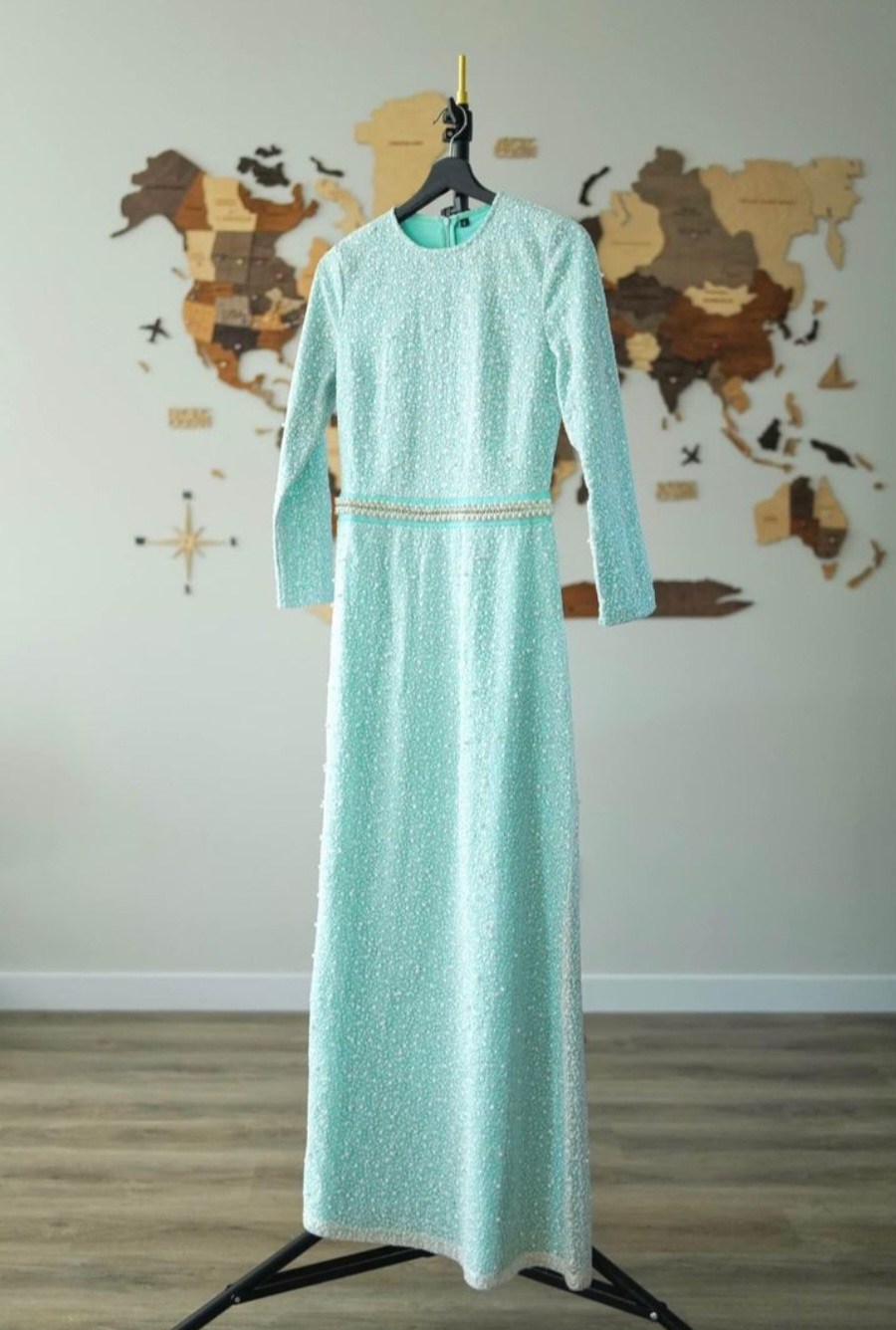 Beautiful party long dress - like new - photo 2