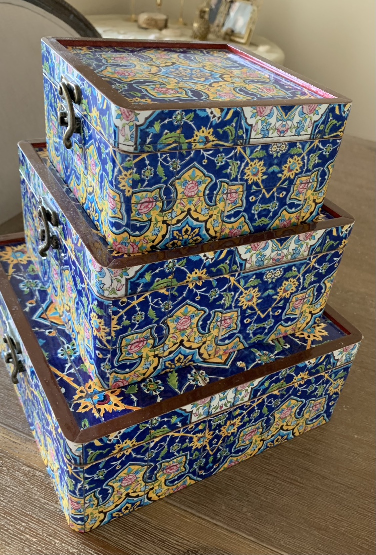 3 wooden boxes like new - photo 3