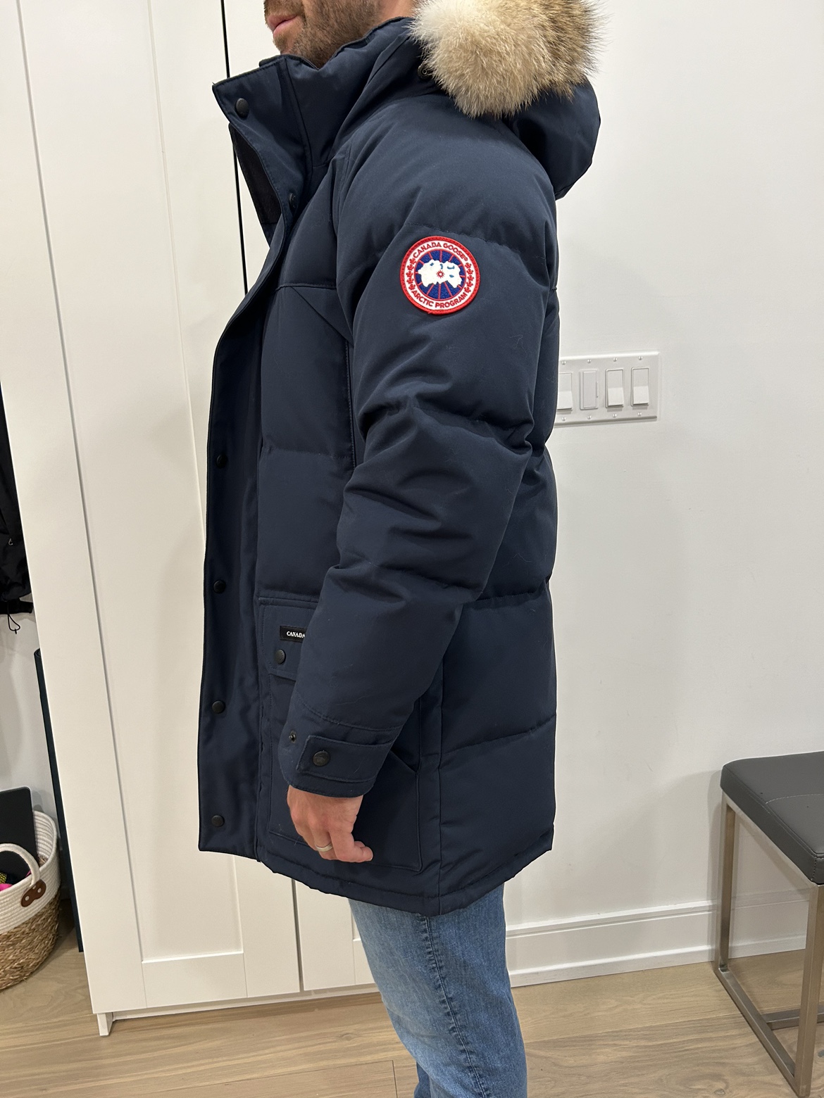 Medium ink blue Canada Goose Emory Parka