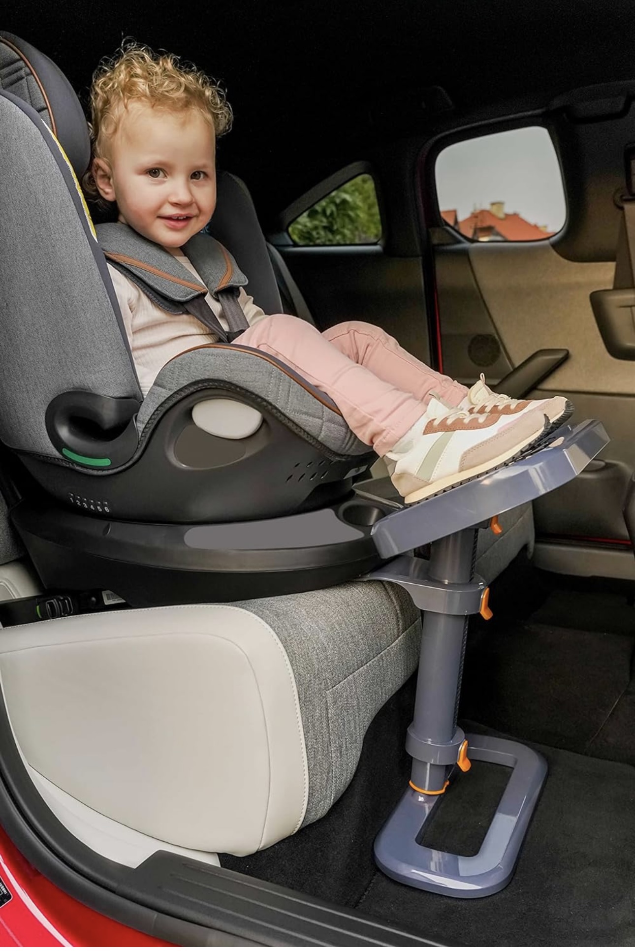 Kneeguard Kids Car Seat Foot Rest for Children and Babies image indicator(3)